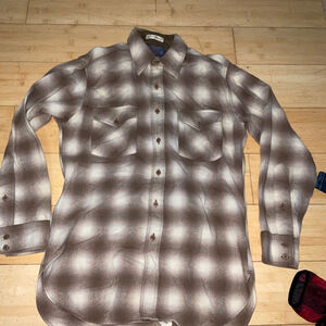 pendleton wool medium western wear shirt